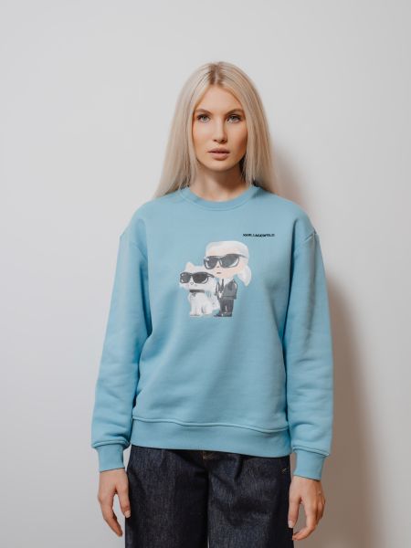 Свитшот с рисунком IKON и логотипом