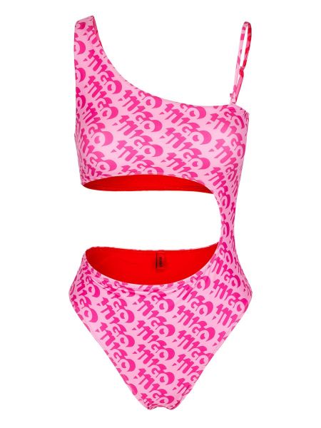 Купальник с принтом-логотипом