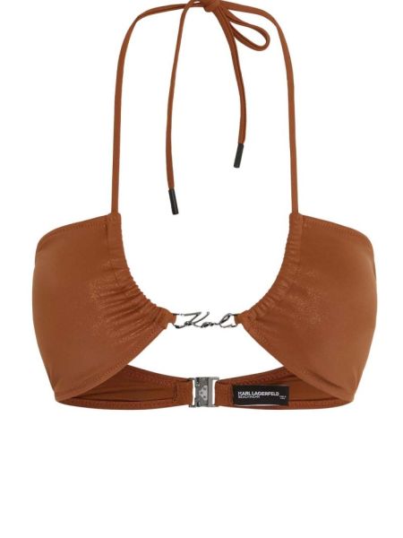 Лиф-бикини с фирменными деталями