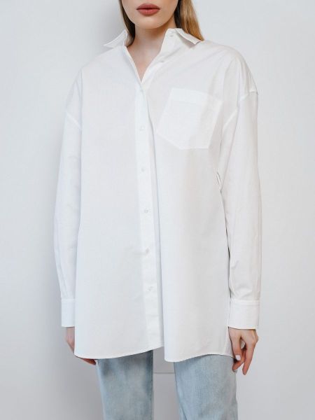 Рубашка оверсайз с логотипом и монограммой