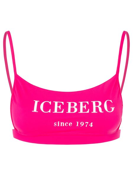 Верх купальника бикини с логотипом