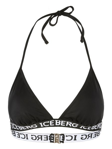 Верх купальника бикини с логотипом